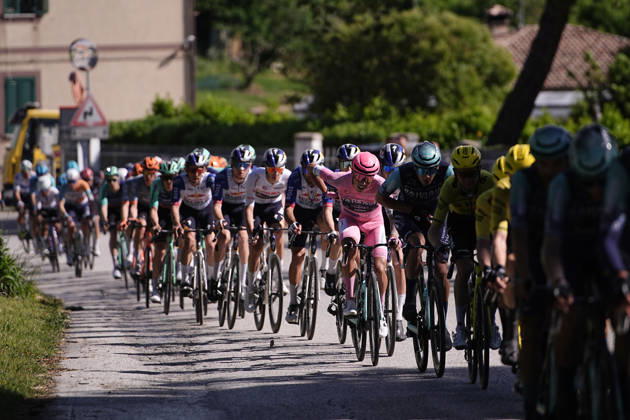 Portugal™s Afonso Oliveira Eulalio of Bahrain Victorious during Stage 8 of the Giro d™Italia, from Chieti to Fermo, Italy, Saturday, May 16, 2026. Copyright: xMarcoxAlpozzi LaPressex