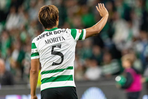Hidemasa Morita seen during Liga Portugal game between teams of Sporting CP and Gil Vicente FC at Estadio Jose Alvalade (Maciej Rogowski Ball Raw Images) Lisbon Estadio Jose Alvalade Portugal Copyright: xMaciejxRogowskix ROG_SPO_GIL_2526-3