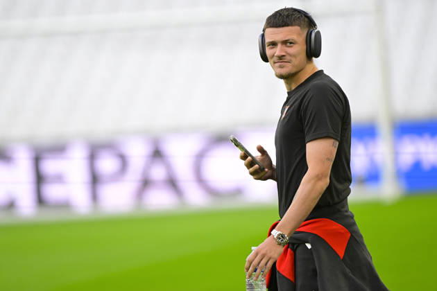 FOOTBALL : Olympique de Marseille VS Stade Rennais FC - Ligue 1 McDonald s - 17 05 2026 Quentin Merlin (SRFC) - Ligue 1 McDonald™s match between Olympique de Marseille and Stade Rennais FC on May 17, 2026 at the Orange Velodrome Stadium in Marseille. MarseilleFrance Copyright: xWilliamxCannarellax