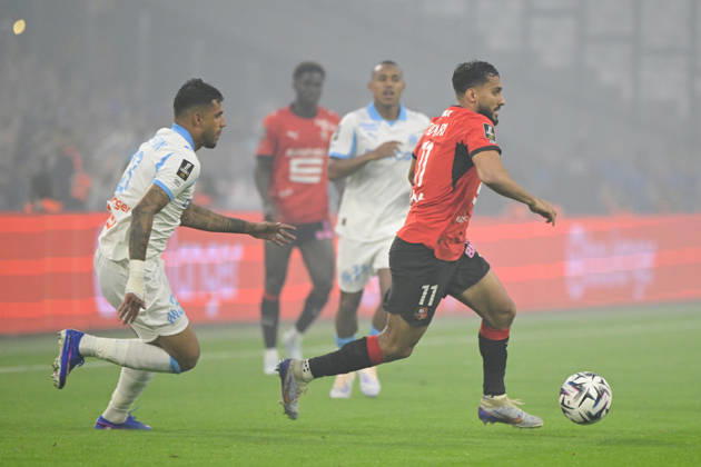 FOOTBALL : Olympique de Marseille VS Stade Rennais FC - Ligue 1 McDonald s - 17 05 2026 Mousa Tamari (SRFC) - Ligue 1 McDonald™s match between Olympique de Marseille and Stade Rennais FC on May 17, 2026 at the Orange Velodrome Stadium in Marseille. MarseilleFrance Copyright: xWilliamxCannarellax