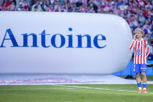 Sport Bilder des Tages Atletico de Madrid vs Girona FC - LaLiga EA Sports - 17 05 2026 Antoine Griezmann of Atletico de Madrid during the LaLiga EA Sports match between Atletico de Madrid and Girona FC at Riyadh Air Metropolitano Stadium on May 17, 2026 in Madrid, Spain. Madrid Spain Copyright: xMarinaxFrutos PGSxPhotoxAgencyx
