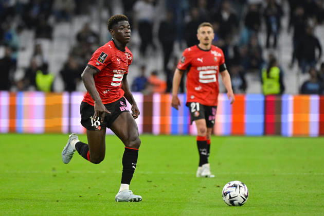FOOTBALL : Olympique de Marseille VS Stade Rennais FC - Ligue 1 McDonald s - 17 05 2026 Mahamadou Nagida (SRFC) - Ligue 1 McDonald™s match between Olympique de Marseille and Stade Rennais FC on May 17, 2026 at the Orange Velodrome Stadium in Marseille. MarseilleFrance Copyright: xWilliamxCannarellax
