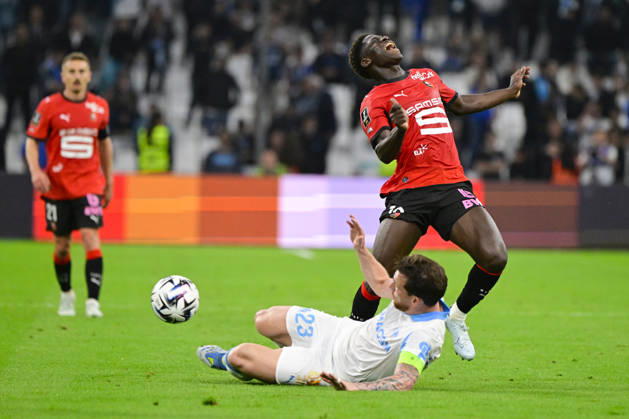 FOOTBALL : Olympique de Marseille VS Stade Rennais FC - Ligue 1 McDonald s - 17 05 2026 Mahamadou Nagida (SRFC) - Ligue 1 McDonald™s match between Olympique de Marseille and Stade Rennais FC on May 17, 2026 at the Orange Velodrome Stadium in Marseille. MarseilleFrance Copyright: xWilliamxCannarellax