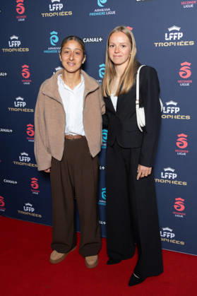 Trophees 2026 - Arkema Premiere Ligue - Paris Selen Altunkulak, Lou Jumere Seignou attends the awards ceremony of the French Women’s Football Professional League LFFP 2025 2026 season at Pavillon Dauphine on May 18, 2026 in Paris, France. Photo by Nasser Berzane ABACAPRESS.COM Paris France Copyright: xBerzanexNasser ABACAx