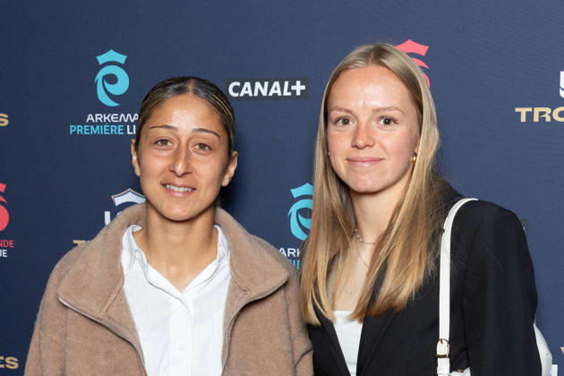 Trophees 2026 - Arkema Premiere Ligue - Paris Selen Altunkulak, Lou Jumere Seignou attends the awards ceremony of the French Women’s Football Professional League LFFP 2025 2026 season at Pavillon Dauphine on May 18, 2026 in Paris, France. Photo by Nasser Berzane ABACAPRESS.COM Paris France Copyright: xBerzanexNasser ABACAx
