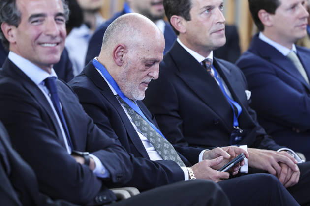 May 21, 2026, Madrid, Madrid, Spain: Javier Tebas, President of LaLIga, attends to the 2026 ISC Awards Ceremony, which took place during the ISDE Sports Convention at the Official College of Architects of Madrid on May 21, 2026, in Madrid, Spain. Madrid Spain - ZUMAa181 20260521_zaa_a181_049 Copyright: xIrinaxR.xHipolitox