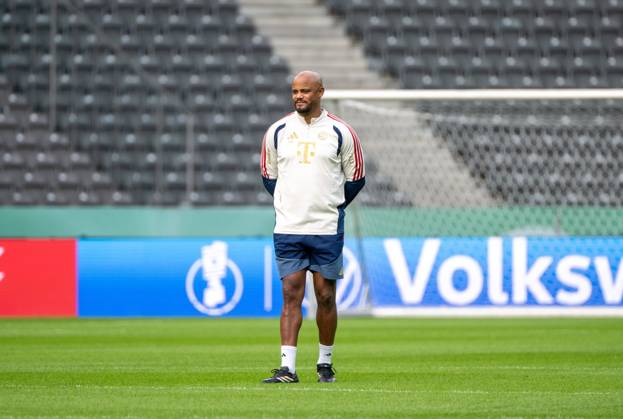 Fußball, Herren, Saison 2025 2026, 83. DFB-Pokal-Finale, FC Bayern München - VfB Stuttgart, Training am Vortag, im Bild: Trainer Vincent Kompany (Bayern München), 22.05. 2026, Copyright: xMatthiasxKochx