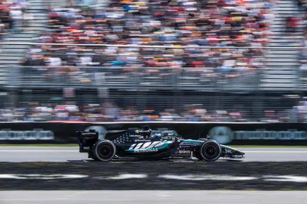 George Russell (UK, Mercedes-AMG Petronas Formula 1 Team 63) im Mercedes W17, CAN, Großer Preis von Kanada, Montreal, Motorsport, Formel 1, 22.05.2026 CAN, Großer Preis von Kanada, Montreal, Motorsport, Formel 1 Montreal Copyright: xEibner-Pressefotox EP_MKB