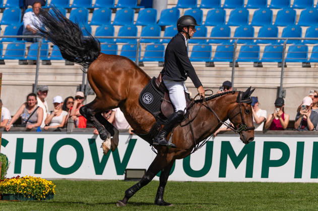 Sport Bilder des Tages 218 Richard Vogel on Phenyo Van Het Keysersbos (GER) during the TSCHIO 2026 (CHIO 2026) - 2nd Qualifier Rolex Grand Prix - CSI5* - Jumping competition with jump-off at the Allianz Park in Aachen, Germany Copyright: xMartinxPitschx xSPPx Sportspressphoto_152437
