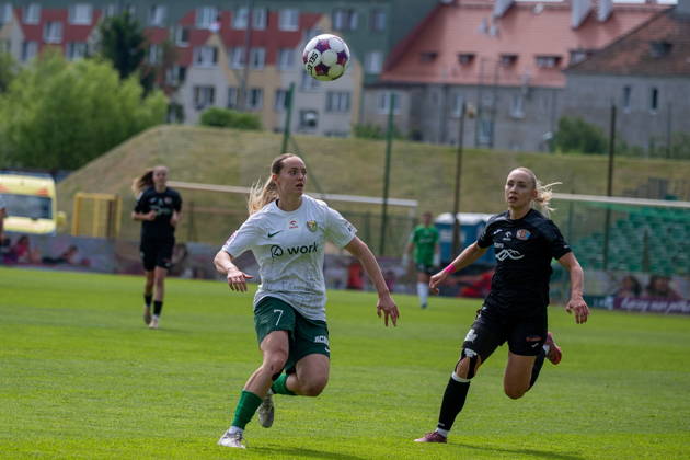 WROCLAW 23.05.2026 KOLEJKA ORLEN EKSTRALIGA PILKI NOZNEJ KOBIET SEZON 2025 26 --- POLISH WOMEN S FOOTBALL TOP LEAGUE MATCH: SLASK WROCLAW - CZARNI SOSNOWIEC, nz PATRYCJA ZIEMBA BUSZEWSKA ZOFIA, fot. KRYSTYNA PACZKOWSKA NEWSPIX.PL NEWSPIX.PL --- newspix.pl