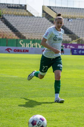 WROCLAW 23.05.2026 KOLEJKA ORLEN EKSTRALIGA PILKI NOZNEJ KOBIET SEZON 2025 26 --- POLISH WOMEN S FOOTBALL TOP LEAGUE MATCH: SLASK WROCLAW - CZARNI SOSNOWIEC, nz JOANNA WROBLEWSKA, fot. KRYSTYNA PACZKOWSKA NEWSPIX.PL NEWSPIX.PL --- newspix.pl