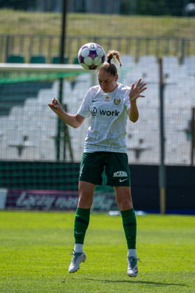 WROCLAW 23.05.2026 KOLEJKA ORLEN EKSTRALIGA PILKI NOZNEJ KOBIET SEZON 2025 26 --- POLISH WOMEN S FOOTBALL TOP LEAGUE MATCH: SLASK WROCLAW - CZARNI SOSNOWIEC, nz EWELINA PIORKOWSKA, fot. KRYSTYNA PACZKOWSKA NEWSPIX.PL NEWSPIX.PL --- newspix.pl