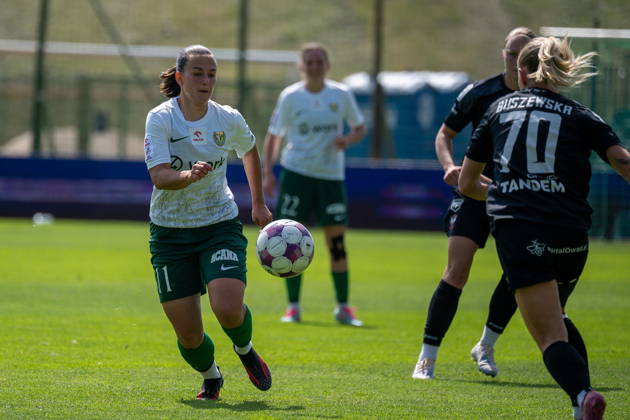 WROCLAW 23.05.2026 KOLEJKA ORLEN EKSTRALIGA PILKI NOZNEJ KOBIET SEZON 2025 26 --- POLISH WOMEN S FOOTBALL TOP LEAGUE MATCH: SLASK WROCLAW - CZARNI SOSNOWIEC, nz MARTYNA BUS BUSZEWSKA ZOFIA, fot. KRYSTYNA PACZKOWSKA NEWSPIX.PL NEWSPIX.PL --- newspix.pl