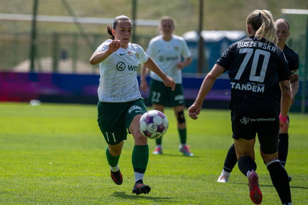 WROCLAW 23.05.2026 KOLEJKA ORLEN EKSTRALIGA PILKI NOZNEJ KOBIET SEZON 2025 26 --- POLISH WOMEN S FOOTBALL TOP LEAGUE MATCH: SLASK WROCLAW - CZARNI SOSNOWIEC, nz MARTYNA BUS BUSZEWSKA ZOFIA, fot. KRYSTYNA PACZKOWSKA NEWSPIX.PL NEWSPIX.PL --- newspix.pl