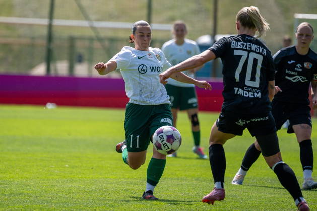 WROCLAW 23.05.2026 KOLEJKA ORLEN EKSTRALIGA PILKI NOZNEJ KOBIET SEZON 2025 26 --- POLISH WOMEN S FOOTBALL TOP LEAGUE MATCH: SLASK WROCLAW - CZARNI SOSNOWIEC, nz MARTYNA BUS BUSZEWSKA ZOFIA, fot. KRYSTYNA PACZKOWSKA NEWSPIX.PL NEWSPIX.PL --- newspix.pl