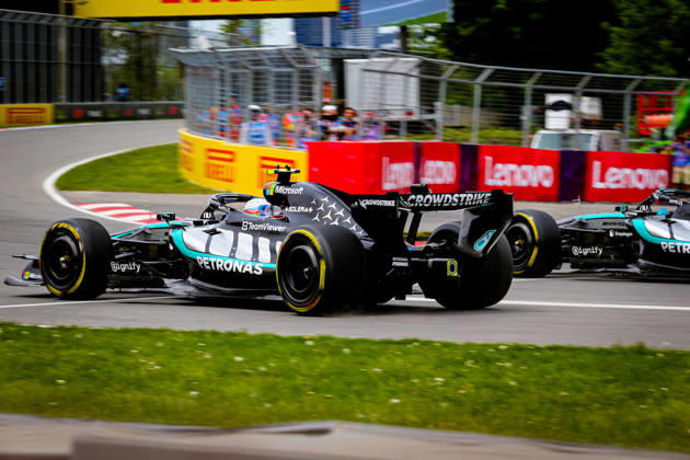 IPA85024870 - (12) Andrea Kimi Antonelli (ITA) - Mercedes-AMG PETRONAS F1 Team - Mercedes W17 - Mercedes E Performance during the Sprint Race of Formula 1 AWS Canadian Grand Prix 2026 at Circuit Gilles Villeneuve in Montreal, Canada. Round 7 of the 2026 FIA Formula One World Championship, WM, Weltmeisterschaft held May 22-24, 2026. The Circuit Gilles Villeneuve on Ile Notre-Dame in Montreal, named after the legendary Ferrari driver, hosts the Sprint format for the seventh round. This event weekend features the F1 Sprint format, with a Sprint Shootout and Sprint Race in addition to the standard qualifying session and Grand Prix. during Formula 1 AWS Canadian Grand Prix 2026 - Round 7 - Circuit Gilles Villeneuve, Formula 1 Championship in , , May 23 2026 Copyright: xStefanoxFacchin xAlessioxDexMarcox xAvens-images.com AvensImages IPAxSportx xx 85024870