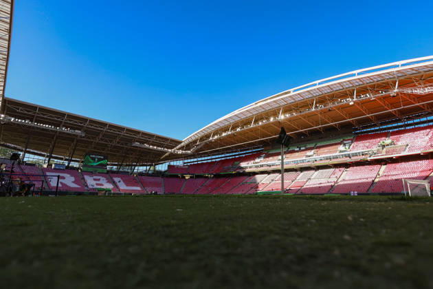 UEFA Conference League final: Crystal Palace FC Vs Rayo Vallecano General view of the Red Bull Arena during the UEFA Conference League Final 2026 match between Crystal Palace FC and Rayo Vallecano at Football Arena Leipzig. Copyright: xMikolajxBarbanellx