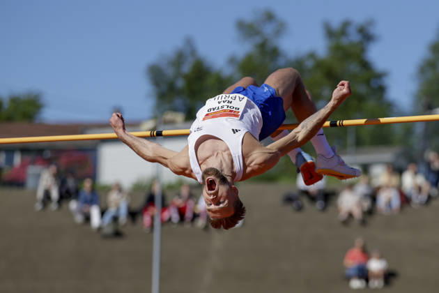 Trond Mohn Games 2026 Bergen 20260528 Erlend Bolstad Raa during the Trond Mohn Games athletics event at Fana Stadium in Bergen Photo Paul S Amundsen NTB Bergen Norway EDITORIAL USE ONLY RESTRICTED USE FOR BETTING COMPANIES  Copyright: xPaulxS.xAmundsenx xNTBx