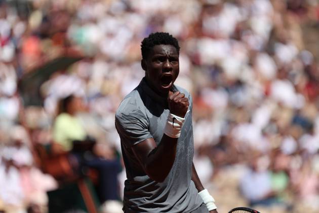 ROLAND GARROS PHOTOPQR LE PARISIEN LP Arnaud Journois (Staff) ; PARIS ; 28 05 2026 ; Paris. Stade Roland Garros, le 28 mai 2026. Tennis. Internationaux de France. Simple Messieurs - 2ème tour - Court Suzanne Lenglen - Moise Kouame vs Adolfo Daniel Vallejo. Ici Moise Kouame. Photo Le Parisien Arnaud Journois - Roland Garros French Open tennis tournament, in Paris, France, on 28 May 2026 PARIS 75 France  Copyright: xPHOTOPQR LExPARISIEN MAXPPPxLPx xArnaudxJournoisx(Staff)x 20260528LPA7545 20260528LPA7545