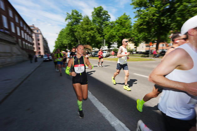 STOCKHOLM, SWEDEN 20260530 Runners during the Stockholm marathon on Saturday. STOCKHOLM SWEDEN x10500x