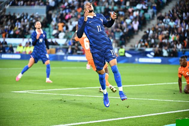 olise (michael) FOOT PREPARATION COUPE DU MONDE 2026 2026 FRANCE-COTE D IVOIRE (1-2) STADE DE LA BEAUJOIRE NANTES FRANCE 04 06 2026 LAHALLE PIERRE NANTES STADE DE LA BEAUJOIRE France GermanyxJapanxUKxFrancexBelgiumxOUT Copyright: xLAHALLExPIERREx