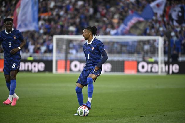 olise (michael) FOOT PREPARATION COUPE DU MONDE 2026 2026 FRANCE-COTE D IVOIRE (1-2) STADE DE LA BEAUJOIRE NANTES FRANCE 04 06 2026 MANTEY STEPHANE NANTES STADE DE LA BEAUJOIRE France GermanyxJapanxUKxFrancexBelgiumxOUT Copyright: xMANTEYxSTEPHANEx