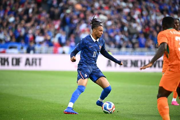 olise (michael) FOOT PREPARATION COUPE DU MONDE 2026 2026 FRANCE-COTE D IVOIRE (1-2) STADE DE LA BEAUJOIRE NANTES FRANCE 04 06 2026 LAHALLE PIERRE NANTES STADE DE LA BEAUJOIRE France GermanyxJapanxUKxFrancexBelgiumxOUT Copyright: xLAHALLExPIERREx
