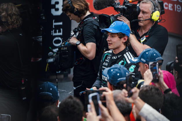June 7, 2026, Monte Carlo, Monte Carlo, Principality of Monaco: ANDREA KIMI ANTONELLI (12, Mercedes AMG Petronas F1 Team, ITA, Italian F1 Driver, W17) during the Formula 1 Podium on Race Day (Sunday) at the Formula 1 Louis Vuitton Grand Prix de Monaco 2026 in Monte Carlo, Principality of Monaco Monte Carlo Principality of Monaco - ZUMAr193 20260607_zsp_r193_013 Copyright: xSaraxRuffonix