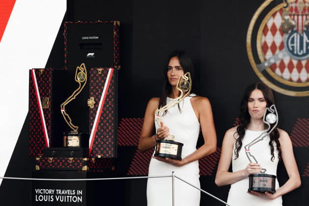 June 7, 2026, Monte Carlo, Monte Carlo, Principality of Monaco: Monaco Grand Prix Trophies during the Formula 1 Podium on Race Day (Sunday) at the Formula 1 Louis Vuitton Grand Prix de Monaco 2026 in Monte Carlo, Principality of Monaco Monte Carlo Principality of Monaco - ZUMAr193 20260607_zsp_r193_015 Copyright: xSaraxRuffonix