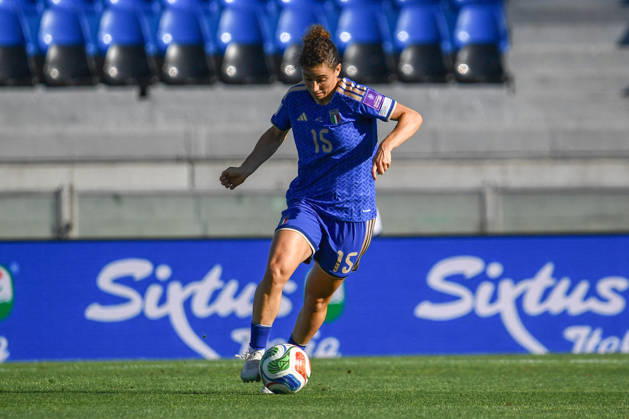FOOTBALL - FIFA World Cup, WM, Weltmeisterschaft, Fussball - Qualifiers - Italy vs Serbia Photo by IPA ABACAPRESS.COM85455549 - Angelica Soffia (Italy) during Qualifiers - Italy vs Serbia, FIFA World Cup match in Pisa, Italy, June 05 2026 Pisa Italy  Copyright: xIPAxSport ABACAx