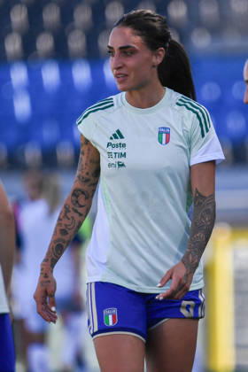 FOOTBALL - FIFA World Cup, WM, Weltmeisterschaft, Fussball - Qualifiers - Italy vs Serbia Photo by IPA ABACAPRESS.COM85455552 - Martina Piemonte (Italy) during Qualifiers - Italy vs Serbia, FIFA World Cup match in Pisa, Italy, June 05 2026 Pisa Italy  Copyright: xIPAxSport ABACAx
