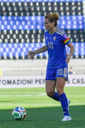 FOOTBALL - FIFA World Cup, WM, Weltmeisterschaft, Fussball - Qualifiers - Italy vs Serbia Photo by IPA ABACAPRESS.COM85455576 - Cristiana Girelli (Italy) during Qualifiers - Italy vs Serbia, FIFA World Cup match in Pisa, Italy, June 05 2026 Pisa Italy  Copyright: xIPAxSport ABACAx