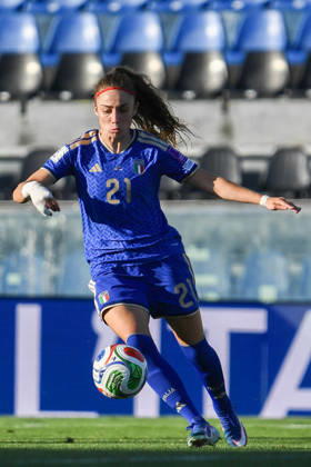FOOTBALL - FIFA World Cup, WM, Weltmeisterschaft, Fussball - Qualifiers - Italy vs Serbia Photo by IPA ABACAPRESS.COM85455596 - Benedetta Glionna (Italy) during Qualifiers - Italy vs Serbia, FIFA World Cup match in Pisa, Italy, June 05 2026 Pisa Italy  Copyright: xIPAxSport ABACAx
