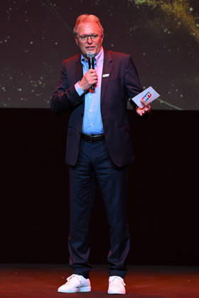 Trophees LNH 2026 - Paris Fabrice Boutet, President of the Ligue Nationale de Handball, is seen during the Trophees LNH 2026 ceremony at Theâtre Marigny on the Champs-Élysees in Paris, France on June 9, 2026. Photo by Lionel Urman ABACAPRESS.COM Paris France Copyright: xUrmanxLionel ABACAx