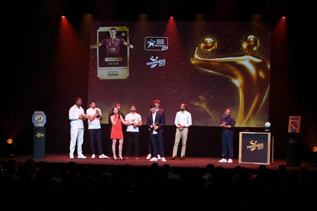 Trophees LNH 2026 - Paris The Ligue Nationale de Handball organizes its annual Trophees LNH 2026 ceremony at Theâtre Marigny on the Champs-Élysees in Paris, France on June 9, 2026. Photo by Lionel Urman ABACAPRESS.COM Paris France Copyright: xUrmanxLionel ABACAx