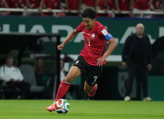 South Korea v Czechia - FIFA World Cup, WM, Weltmeisterschaft, Fussball 2026 - Group A ZAPOPAN, MEXICO - JUNE 11: Son Heung-min of South Korea in action during the 2026 FIFA World Cup First Stage Group A match between South Korea and Czechia at Estadio Akron (Guadalajara Stadium) in Zapopan, Guadalajara, Mexico on June 11, 2026. Luciano Gonzalez Anadolu Zapopan Mexico. Editorial use only. Please get in touch for any other usage. Copyright: x2026xAnadoluxLucianoxGonzalezx