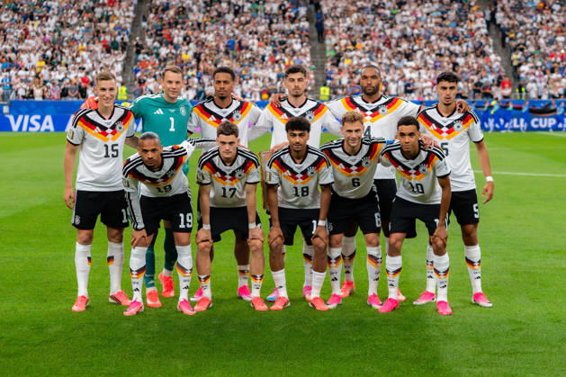 FIFA Fussball Weltmeisterschaft 2026, Gruppe E, Spiel 1, Deutschland vs. Curacao, 14.06.2026 im NRG Stadium in Houston, Texas Nico Schlotterbeck (Deutschland) Manuel Neuer (Deutschland) Jonathan Tah (Deutschland) Aleksandar Pavlovic (Deutschland) Kai Havertz (Deutschland) Felix Nmecha (Deutschland) Leroy Sane (Deutschland) Florian Wirtz (Deutschland) Nathaniel Brown (Deutschland) Joshua Kimmich (Deutschland) Jamal Musiala (Deutschland) Copyright: xBahhoxKarax