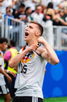 FIFA Fussball Weltmeisterschaft 2026, Gruppe E, Spiel 1, Deutschland vs. Curacao, 14.06.2026 im NRG Stadium in Houston, Texas Tor zum 2:1 durch Nico Schlotterbeck Copyright: xBahhoxKarax