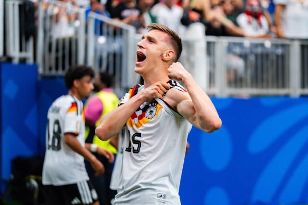 FIFA Fussball Weltmeisterschaft 2026, Gruppe E, Spiel 1, Deutschland vs. Curacao, 14.06.2026 im NRG Stadium in Houston, Texas Tor zum 2:1 durch Nico Schlotterbeck Copyright: xBahhoxKarax