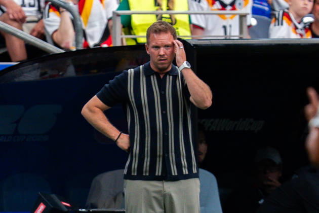FIFA Fussball Weltmeisterschaft 2026, Gruppe E, Spiel 1, Deutschland vs. Curacao, 14.06.2026 im NRG Stadium in Houston, Texas Tor zum 1:1 durch Livano Comenencia hier Julian Nagelsmann Copyright: xBahhoxKarax