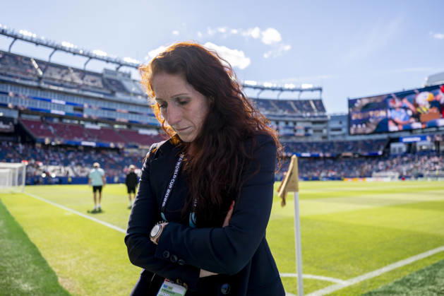 260616 Lise Klaveness, president of the Norwegian Football Association (NFF), ahead of the FIFA World Cup, WM, Weltmeisterschaft, Fussball 2026 group stage football match between Iraq and Norway on June 16, 2026 in Foxborough. Photo: Jon Olav Nesvold BILDBYRAN COP 217 VG0955 bbeng fotboll football soccer fotball vm fotbolls-vm fotball-vm fotbolls-vm 2026 fifa world cup 2026 norge norway iraq irak Copyright: JONxOLAVxNESVOLD BB260616JE164