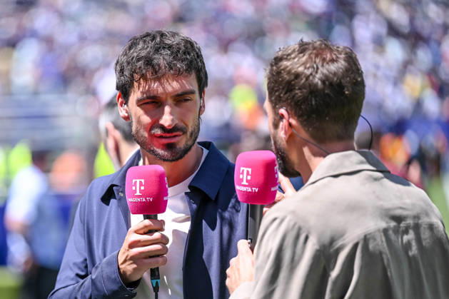 Mats Hummels and Thomas Müller Looks on during the FIFA World Cup, WM, Weltmeisterschaft, Fussball 2026 Group I match between France and Senegal at New York New Jersey Stadium on June 16, 2026 in East Rutherford, United States. (Photo by Harry Langer DeFodi Images) -