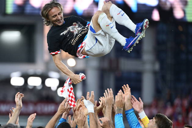 Toronto, Canada, 240626. BMO Field stadium. FIFA World Cup, WM, Weltmeisterschaft, Fussball 2026. Football match of the 2nd round of group L, Panama - Croatia. In the photo: Luka Modric. Photo: Boris Kovacev CROPIX Copyright: xxBorisxKovacevx panama_hrvatska148-240626