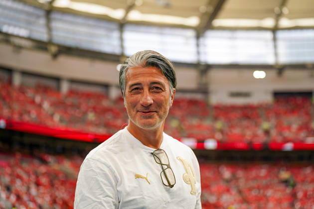 Kanada: Fußball FIFA Weltmeisterschaft 2026 Gruppenphase Schweiz vs Kanada BC Place Stadium (Vancouver, British Columbia): Murat Yakin (Trainer, Schweiz) Portraitfoto, Portrait, Einzelaufnahme, Porträt, Mimik, Gesichtsausdruck, Emotion Copyright: xJOERANxSTEINSIEKx