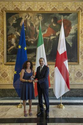 Conferimento dell™Ambrogino d™oro alla campionessa di sci Federica Brignone Nella foto da sinistra verso destra Federica Brignone, Beppe Sala Sindaco di Milano Milano - Italia - Cronaca MercoledÃ¬, 01 Luglio, 2026 (Foto di Marco Ottico Lapresse) Awarding of the Ambrogino d™oro to the ski champion of Milanese origin Federica Brignone Milan - Italy - News Wednesday, 01 July, 2026  Copyright: xMarcoxOttico LaPressex