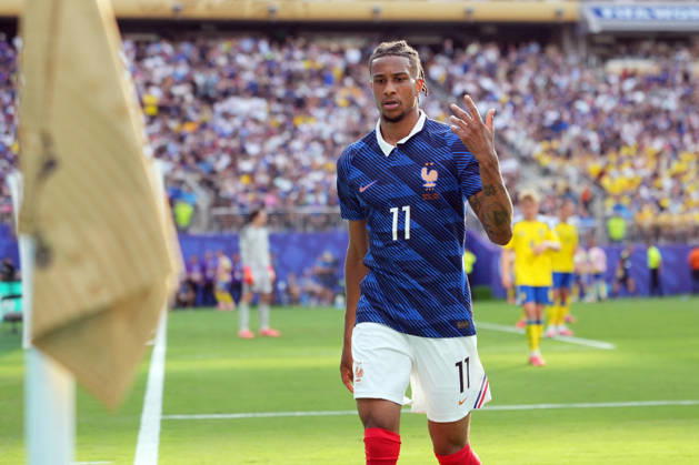 2026 World Cup - France v Sweden Michael Olise of France during the France vs. Sweden FIFA World Cup, WM, Weltmeisterschaft, Fussball match in New York, USA, on June 30, 2026. Photo by IPA ABACAPRESS.COM New York  Copyright: xIPAxSport ABACAx