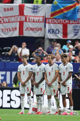 England v Congo DR: Round Of 32 - FIFA World Cup, WM, Weltmeisterschaft, Fussball 2026 John Stones, Ezri Konsa, Harry Kane and Nico O Reilly of England in wall during the FIFA World Cup 2026 Round Of 32 match between England and Congo DR at Atlanta Stadium on July 1, 2026 in Atlanta, United States. Atlanta Atlanta Stadium GA United States Copyright: xAllstarxPicturexLibraryxLtdx
