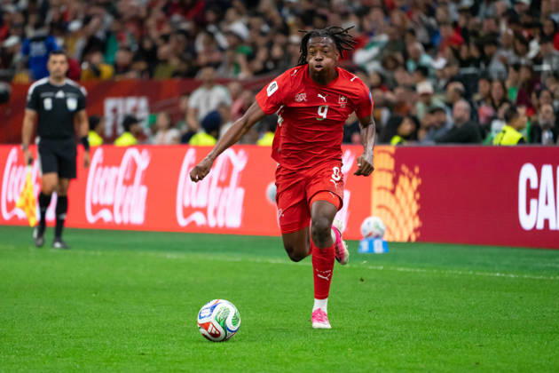 VANCOUVER, CANADA - JULY 2: Johan Manzambi of Switzerland controls the ball during the FIFA World Cup, WM, Weltmeisterschaft, Fussball 2026 Round of 32 match between Switzerland and Algeria at BC Place Vancouver Stadium on July 2, 2026 in Vancouver, British Columbia, Canada. Copyright: xAmyxElle SPPx Sportspressphoto_SPR183445