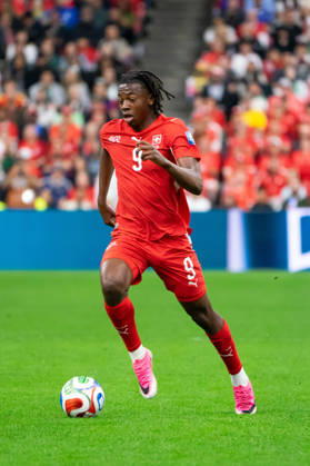 VANCOUVER, CANADA - JULY 2: Johan Manzambi of Switzerland controls the ball during the FIFA World Cup, WM, Weltmeisterschaft, Fussball 2026 Round of 32 match between Switzerland and Algeria at BC Place Vancouver Stadium on July 2, 2026 in Vancouver, British Columbia, Canada. Copyright: xAmyxElle SPPx Sportspressphoto_SPR183481