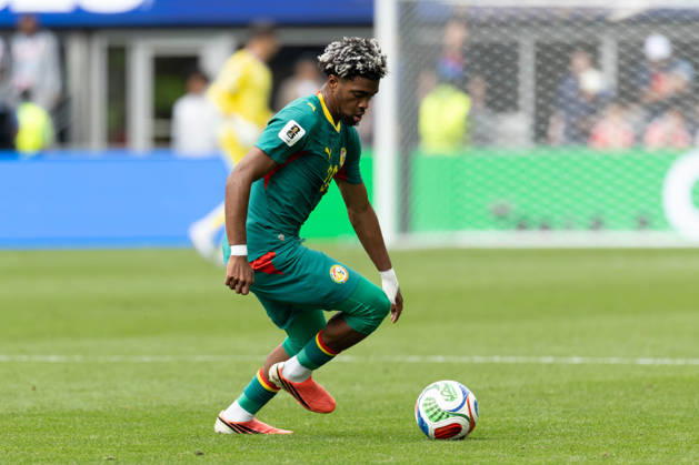 July 1, 2026, Seattle, Washington, USA: Senegal forward Ibrahim Mbaye (20) takes the ball in overtime of the game Belgium national team, Nationalteam vs Senegal National Team for the FIFA World Cup, WM, Weltmeisterschaft, Fussball match, at Seattle Stadium. Seattle USA - ZUMAl181 20260701_zsp_l181_200 Copyright: xMelissaxLevinx